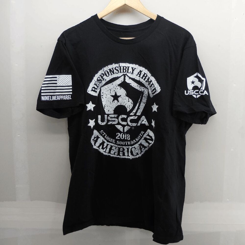 NineLineApparel Responsibly Armed American USCCA‎ Sturgis SD Mens Size Large